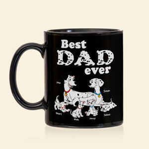 Best Dad Ever Personalized Coffee Mug 05nahn250523 - Coffee Mug - GoDuckee