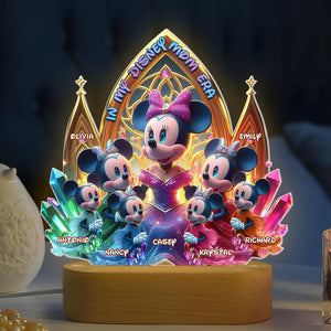 Personalized Gifts For Mom LED Light, In My Mom Era - Led Night Light - GoDuckee