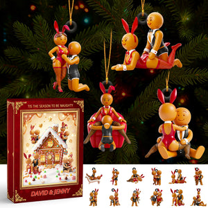 Gingerbread Couple Christmas Advent Calendar Blind Box Personalized Gifts For Couple 03OHDT161025 - Advent Calendar - GoDuckee