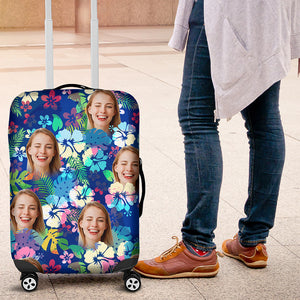 Custom Photo Gifts For Friends Luggage Cover 03ACDT040724 - Luggage Covers - GoDuckee