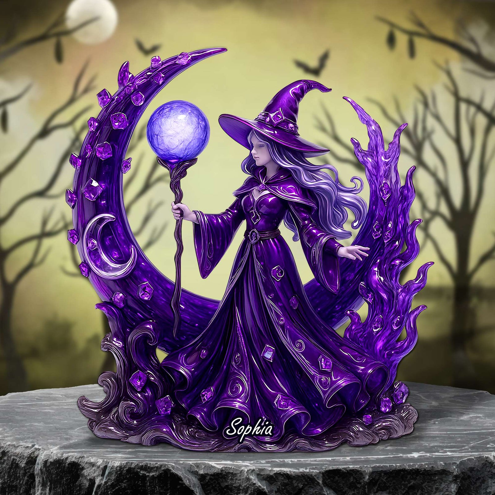 Witch Acrylic Plaque - Personalized Gifts For Witch Lover 04OHTN080525 - Shaped Plaques - GoDuckee