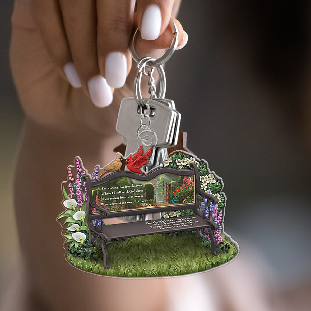 Gifts For Memorial Keychain Forever In Your Heart 05ohqn140125 - Keychains - GoDuckee