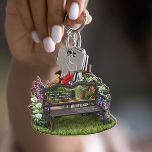 Gifts For Memorial Keychain Forever In Your Heart 05ohqn140125 - Keychains - GoDuckee