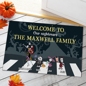 Personalized Halloween Gifts For Family Doormat 02namh310824 - Doormat - GoDuckee