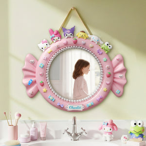 Kid Girl Custom Shaped Mirror - Personalized Gifts For Kids 04PGMG250725 - Mirror - GoDuckee