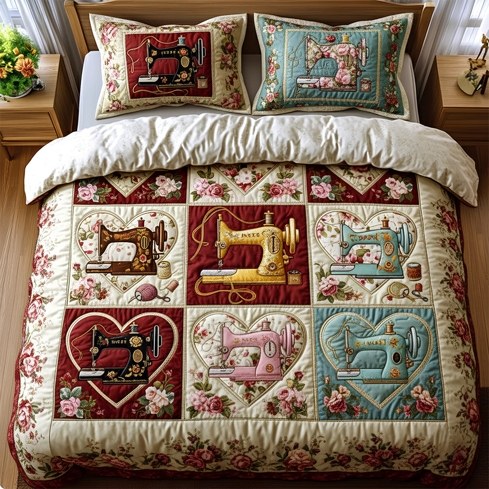 Personalized Gifts For Sewing Lovers Quilt Bedding Set Special Line 03natn151025 - Bedding Set - GoDuckee