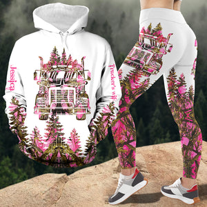 Personalized Gifts For Trucker's Wife Set Hoodie & Leggings 02acdt081124 - AOP Products - GoDuckee