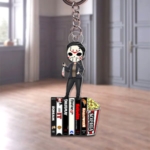 Personalized Gifts For Horror Movie Girl Acrylic Keychain 01NATN130824HH - Keychains - GoDuckee