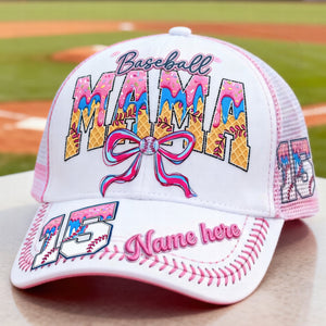 Sweet Baseball Mom Mesh Cap – Personalized Gifts For Baseball Moms 05qhqn060326 - Mesh Baseball Cap - GoDuckee