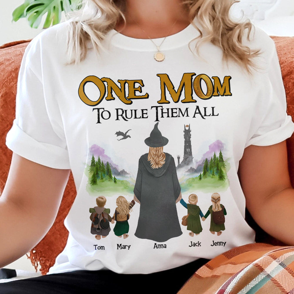 Personalized Gifts For Mom Shirt One Mom To Rule Them All 02qhtn310124 Mother's Day Gifts GRER-2005 - 2D Shirts - GoDuckee