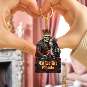 Skeleton Couple Keychain - Personalized Gifts For Couple 03huqn091225 - Keychains - GoDuckee