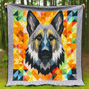 German Shepherds Dog Christmas Quilt Bed Set Gifts For Dog Lovers 04HUDT061124 - Blanket - GoDuckee