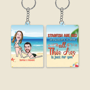 Couple 04ohpo070823hh, Personalized Keychain - Keychains - GoDuckee