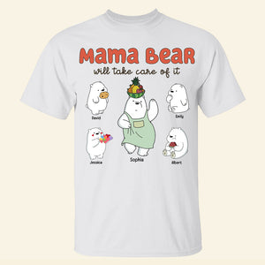 Personalized Gifts For Mom Shirt Mama Bear - 2D Shirts - GoDuckee