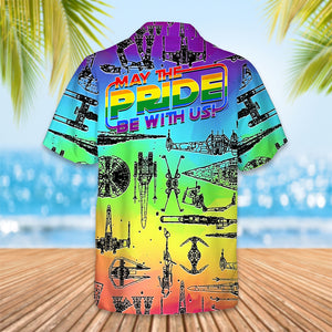 LGBT May The Pride Be With Us Hawaiian Shirt 01qhqn150623 - Hawaiian Shirts - GoDuckee