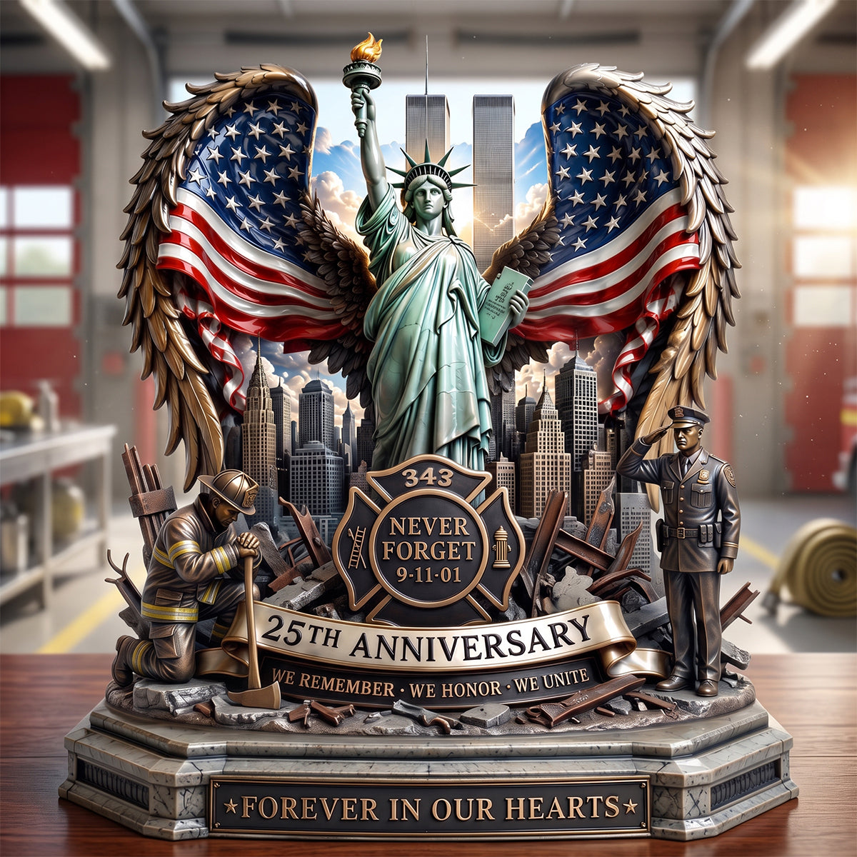 Commemorative Fallen Heroes Plaque, For Patriot Day 03qhtn270726 - Shaped Plaques - GoDuckee
