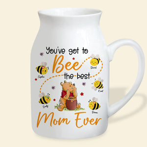 Personalized Gifts For Mom Flower Vase Best Mom Ever 02naqn050324 - Flower Vase - GoDuckee