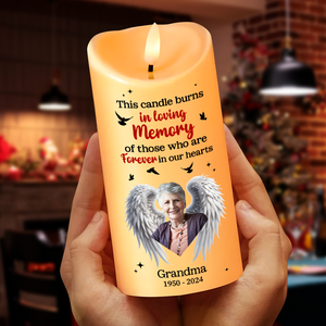 Custom Photo Memorial Gifts For Family Led Candle 04TGPU281024 - Led Candle - GoDuckee