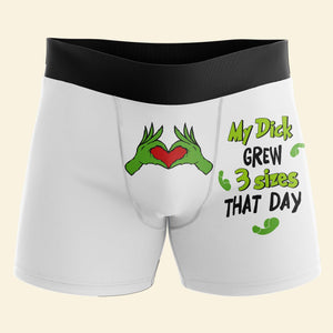 Gifts For Boyfriend Men's Boxers It Grew 3 Sizes 03ohhn300124 - Boxers & Briefs - GoDuckee