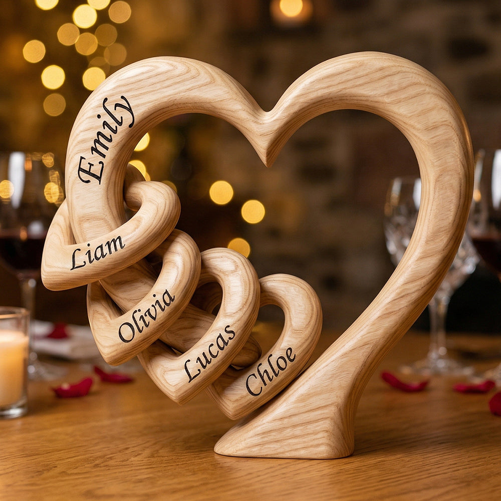 Mommy Heart Acrylic Plaque - Personalized Gifts For Mother's Day 03padt010426 - Shaped Plaques - GoDuckee