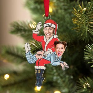 Custom Photo Gifts For Couple Christmas Ornament 05ohtn141024 - Ornament - GoDuckee