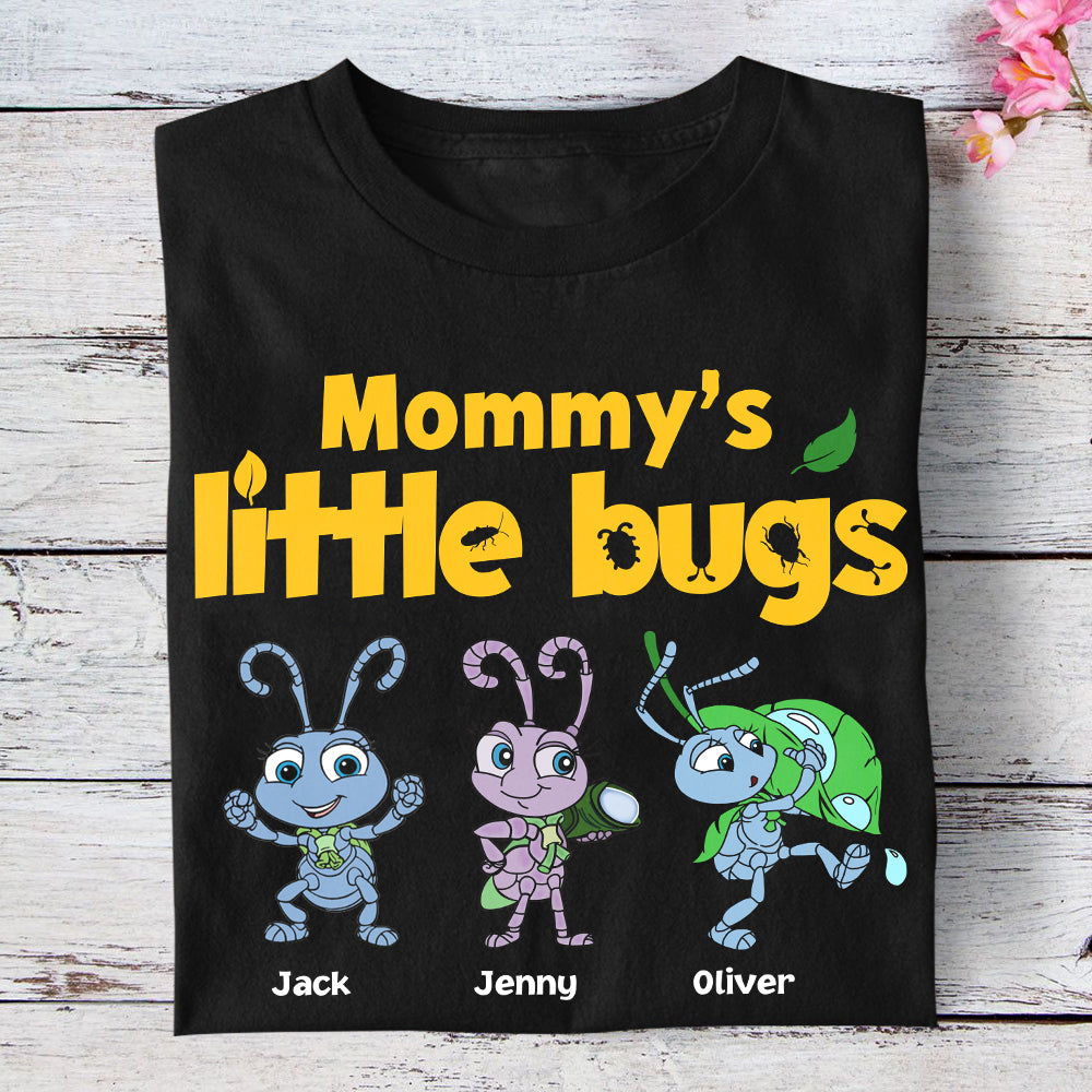 Personalized Gifts For Mom Shirt Mommy's Little Bugs 02QHTN220124 Mother's Day Gifts - 2D Shirts - GoDuckee