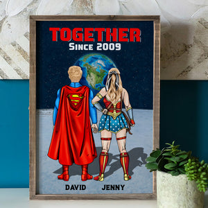 Couple Together Since Personalized Canvas Print 05HUTN160623TM - Poster & Canvas - GoDuckee