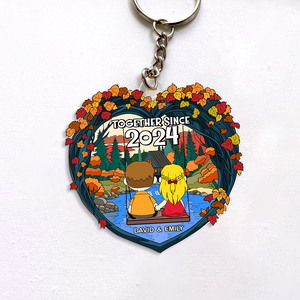 Personalized Gifts For Couple Keychain 02xqpu040125hg - Keychains - GoDuckee