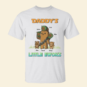 Personalized Gifts For Dad Shirt Daddy's Little Kids 05nahn300124 - 2D Shirts - GoDuckee