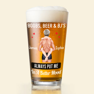 Personalized Gifts For Sexy Couple Beer Glass 05nadc220724pa - Beer Glasses - GoDuckee