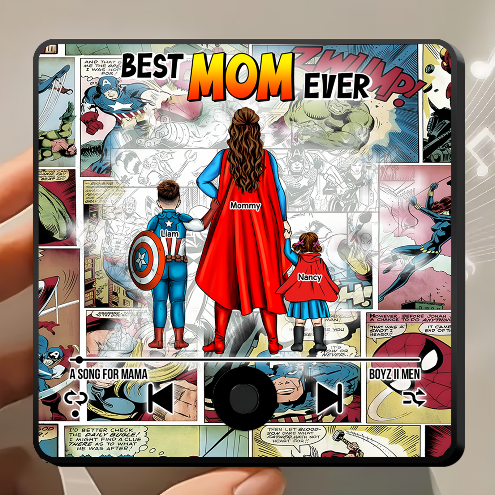 Personalized Gifts For Mom Music Fridge Magnet 07xqpu170125pa Best Mom ever - Fridge Magnet - GoDuckee