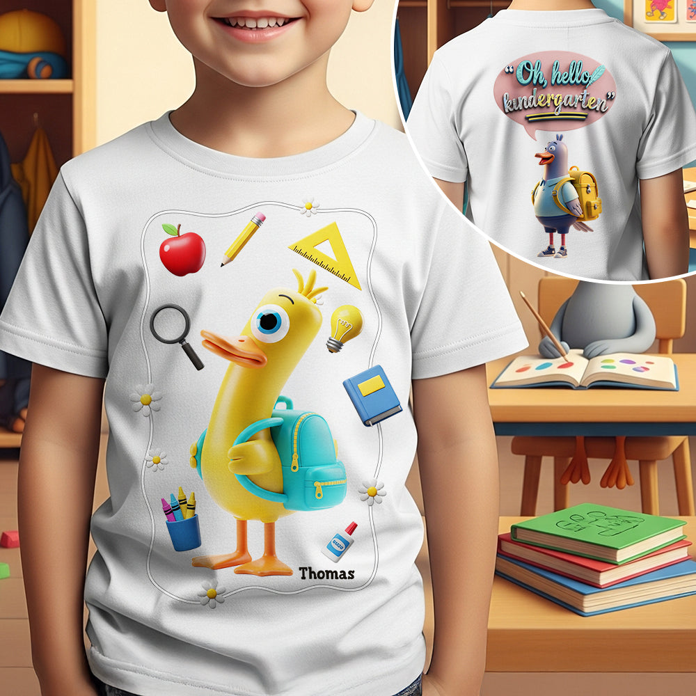 Duck & Bird Grade Level Kid Shirt - Personalized Gifts For Kid 06OHDT160725 - Shirts - GoDuckee