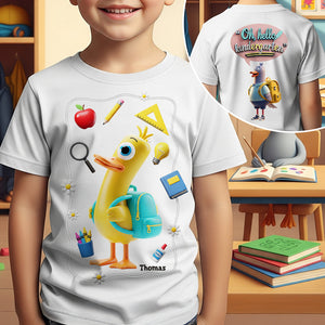Duck & Bird Grade Level Kid Shirt - Personalized Gifts For Kid 06OHDT160725 - Shirts - GoDuckee