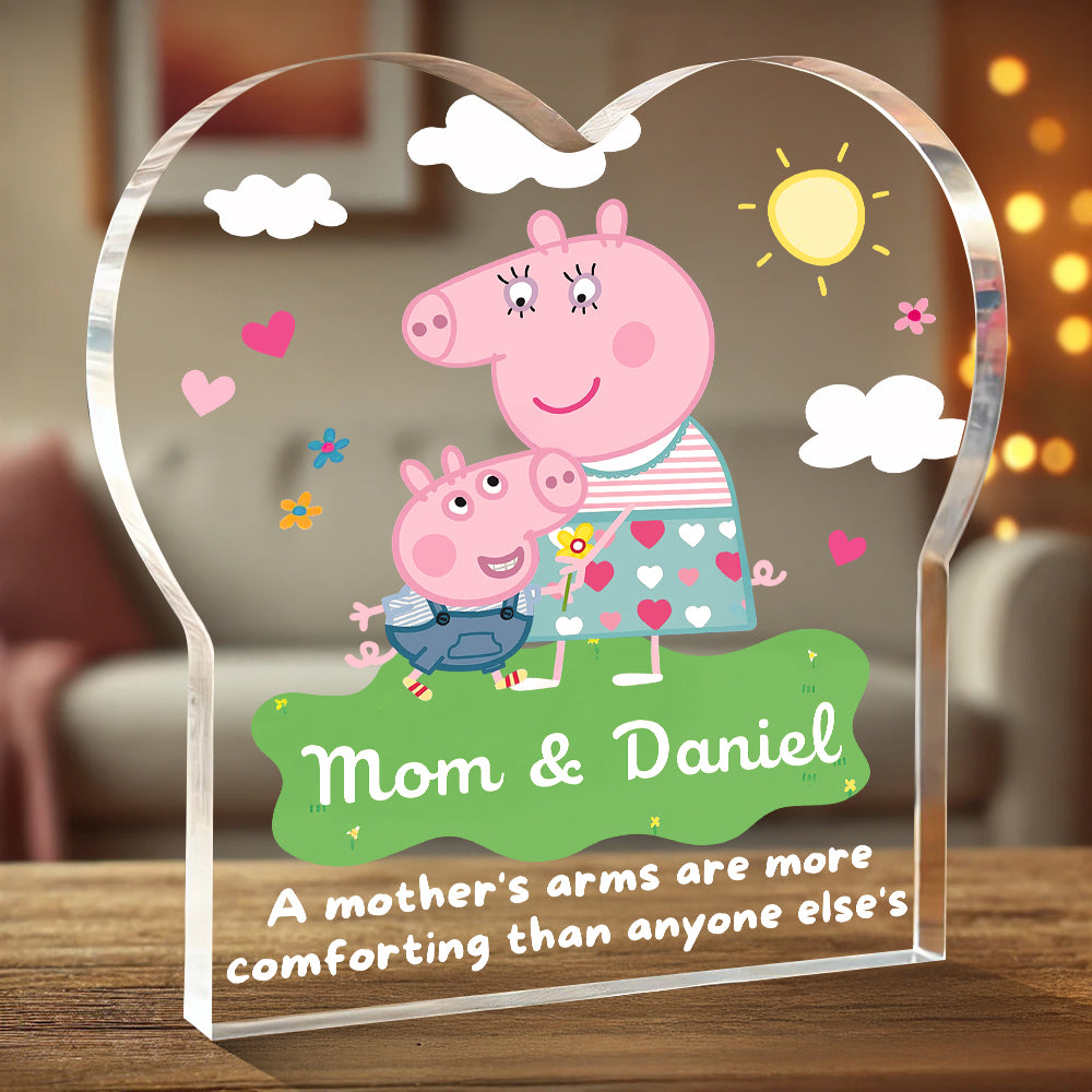 Personalized Gifts For Mom Acrylic Shape Plaque 01DTDT030325 - Shaped Plaques - GoDuckee
