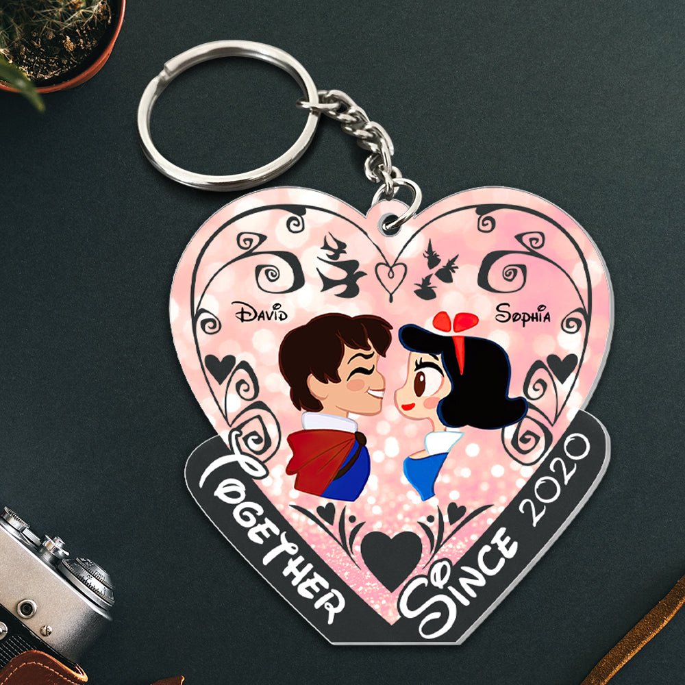 Personalized Gifts For Couple Keychain 01NADT280824 - Keychains - GoDuckee