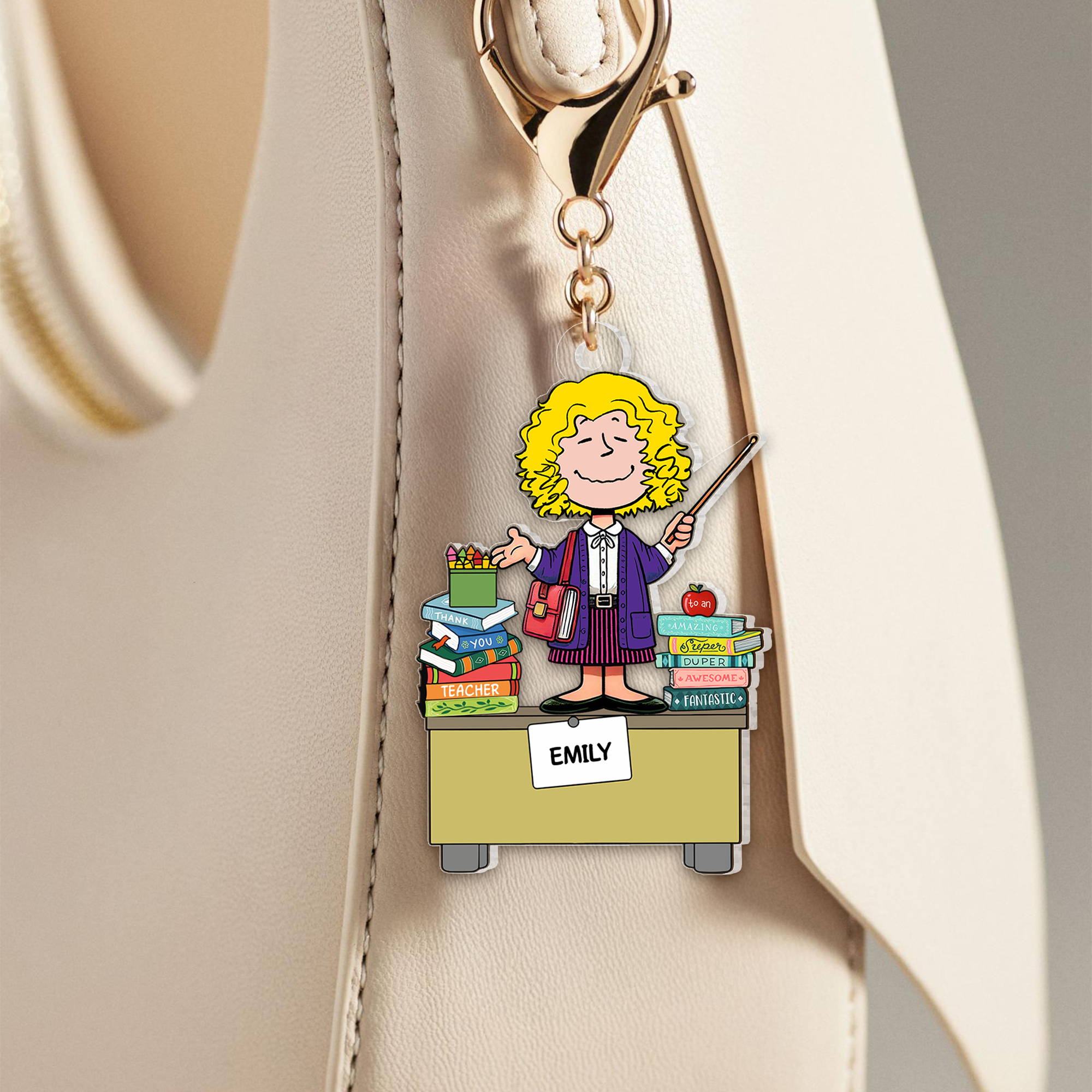Personalized Gifts For Teacher Keychain 01ohpu150125 - Keychains - GoDuckee