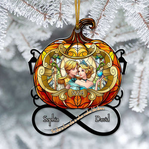 Personalized Gifts For Couple Ornament Christmas 01TGLU170924 - Ornament - GoDuckee