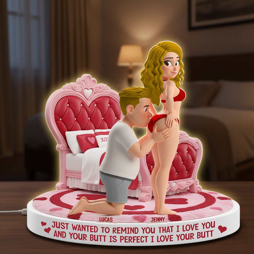 Naughty Couple Acrylic Light Box – Personalized Gifts For Couple 04natn091225 - Light Box - GoDuckee