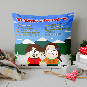 Personalized Gifts For Couple Pillow Winter Christmas 03XQPU051124 - Pillow - GoDuckee