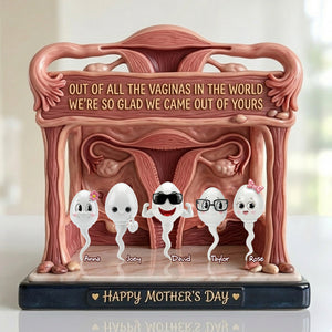 Funny Rude Mom Acrylic Plaque - Personalized Gift For Mom 05OHLU010426 - Shaped Plaques - GoDuckee