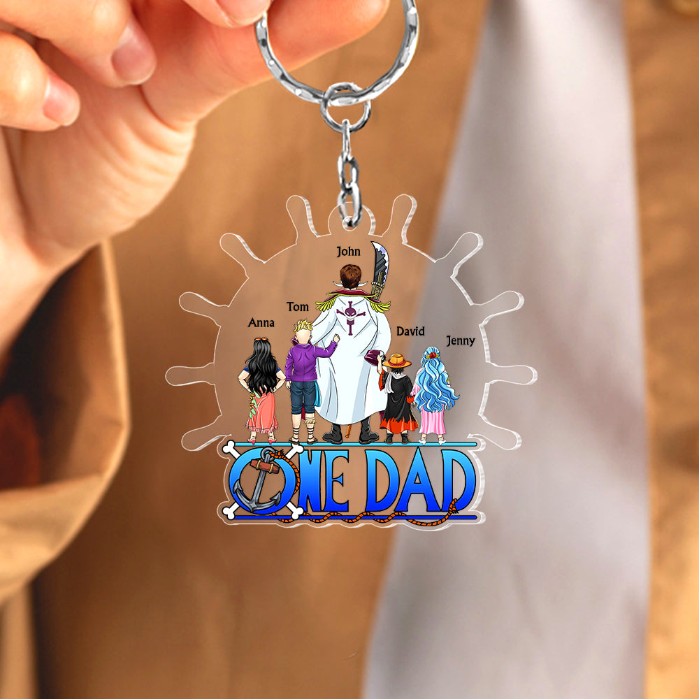 Personalized Gifts For Dad Keychain 02NATN220324PA Father's Day - Keychains - GoDuckee