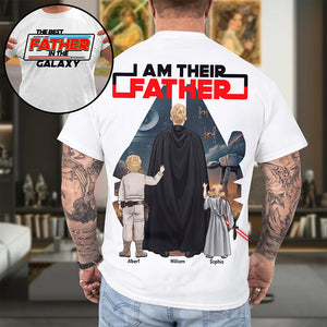 The Best Galaxy Dad Shirt - Personalized Gifts For Father 05ACQN120525HHHG - Shirts - GoDuckee