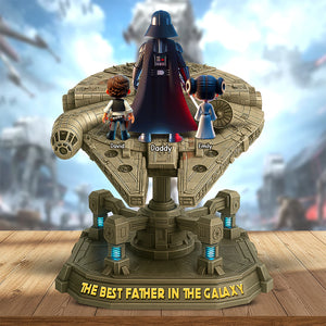 The Best Galaxy Father Acrylic Plaque - Personalized Gifts For Father 01OHQN030525 - Shaped Plaques - GoDuckee