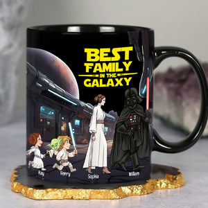 Personalized Gifts For Family Cosmic Adventure Mug, Best Family In The Galaxy 02TGLU041024 - Coffee Mug - GoDuckee