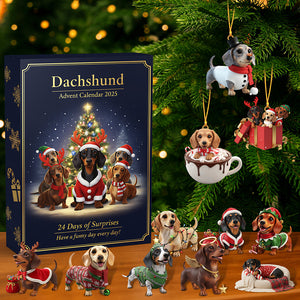 Christmas Advent Calendar Acrylic Blind Box - Gifts For Dog Lovers 01hyta211025 - Advent Calendar - GoDuckee