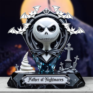 Father Of Nightmares Acrylic Plaque Personalized Gifts For Dad 03TGQN030525 - Shaped Plaques - GoDuckee