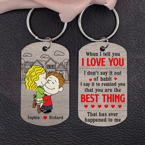 Personalized Gifts For Couple Keychain 05xqqn101224hg - Keychains - GoDuckee