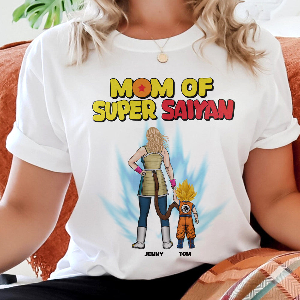Personalized Gifts For Mom Shirt Mom Of Super Saiyan 01qhtn010324hh Mother's Day Gifts - 2D Shirts - GoDuckee