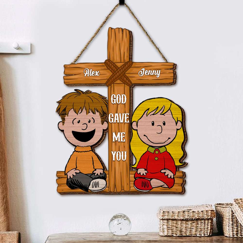 Personalized Gifts For Couple Wood Sign 03OHMH040125HH - Wood Sign - GoDuckee