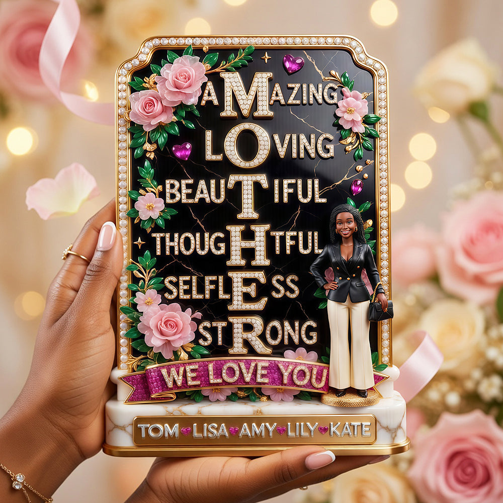 Mother We Love You Acrylic Plaque - Custom Photo Gifts For Mom 01TYDT060426 - Shaped Plaques - GoDuckee